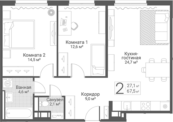 Планировка квартиры