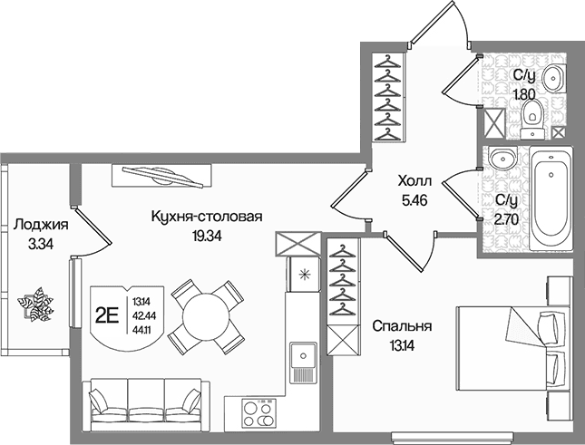 Планировка квартиры