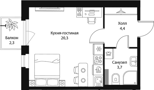 Планировка квартиры
