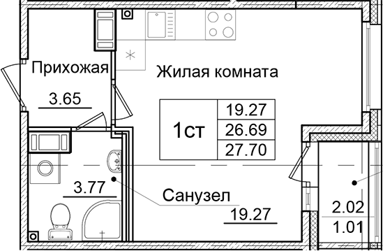 Планировка квартиры