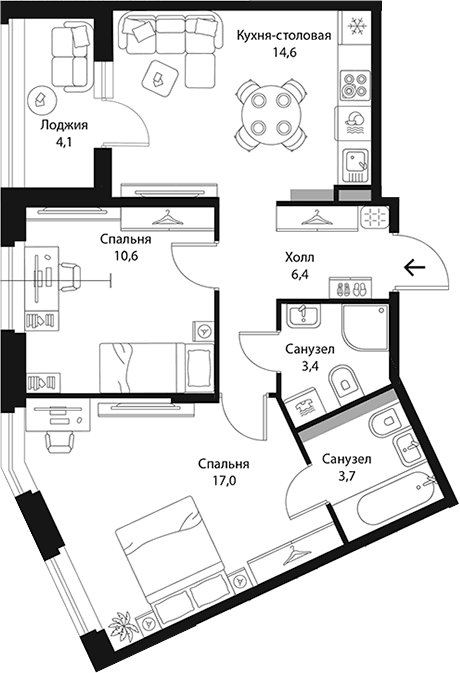 Планировка квартиры
