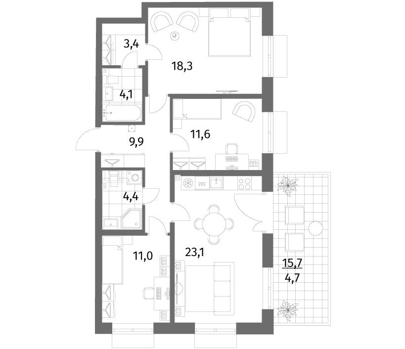 Планировка квартиры