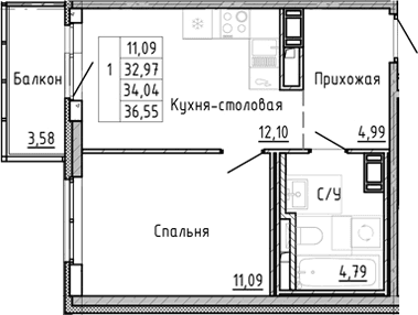 Планировка квартиры