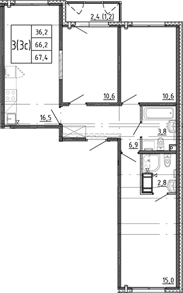 Планировка квартиры