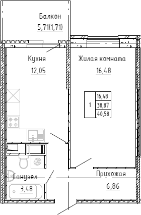 Планировка квартиры