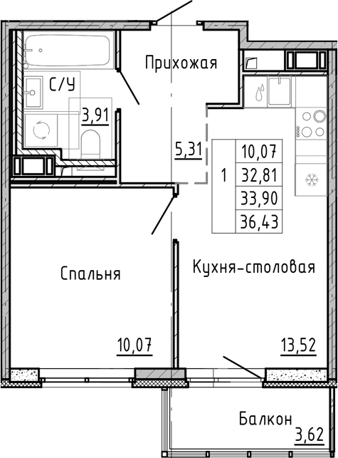 Планировка квартиры