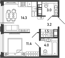 Планировка квартиры