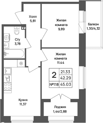 Планировка квартиры