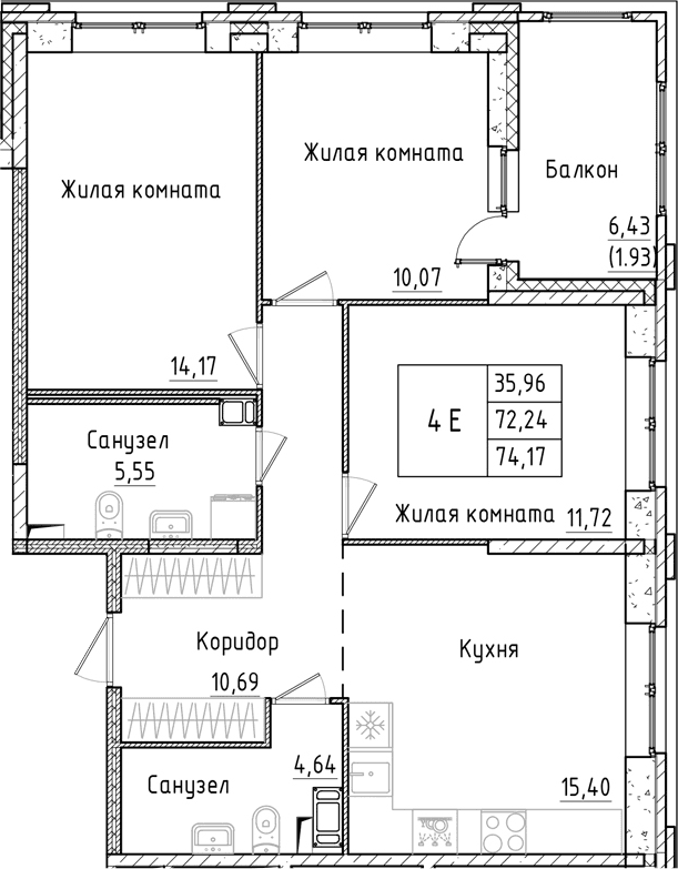 Планировка квартиры
