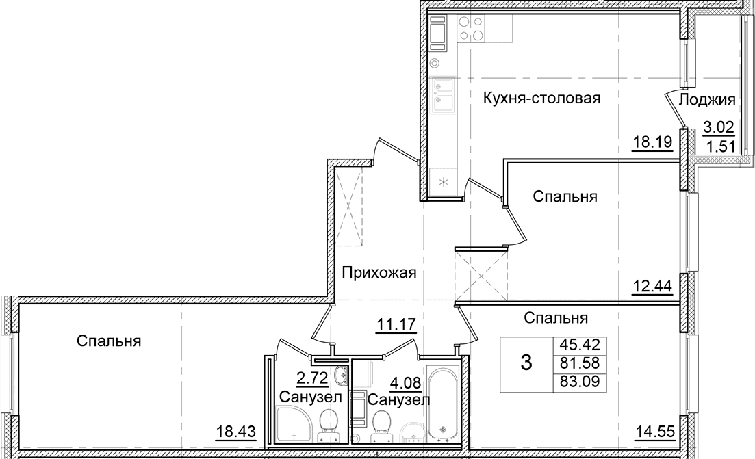 Планировка квартиры