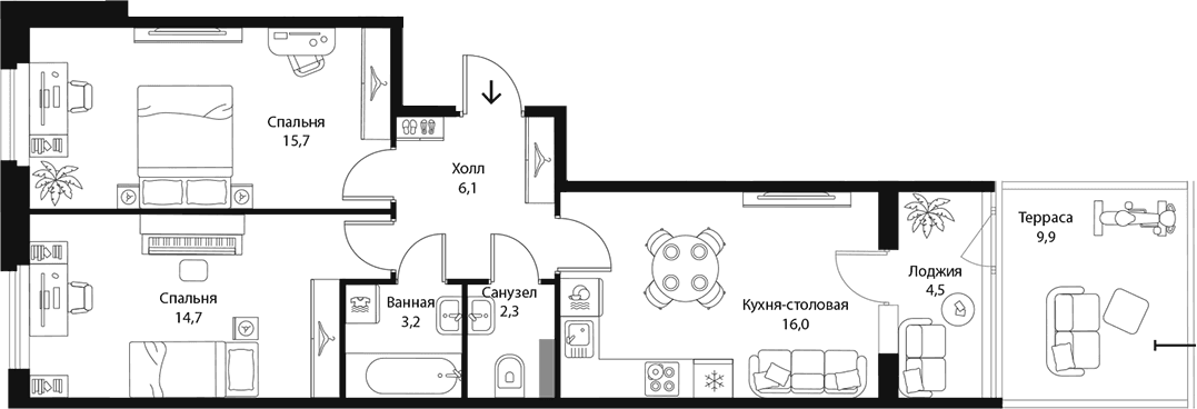 Планировка квартиры