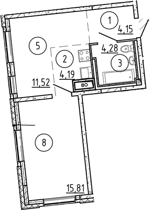 Планировка квартиры