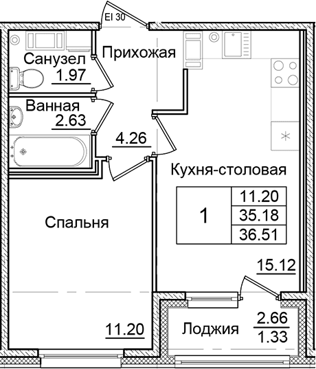 Планировка квартиры