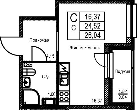 Планировка квартиры