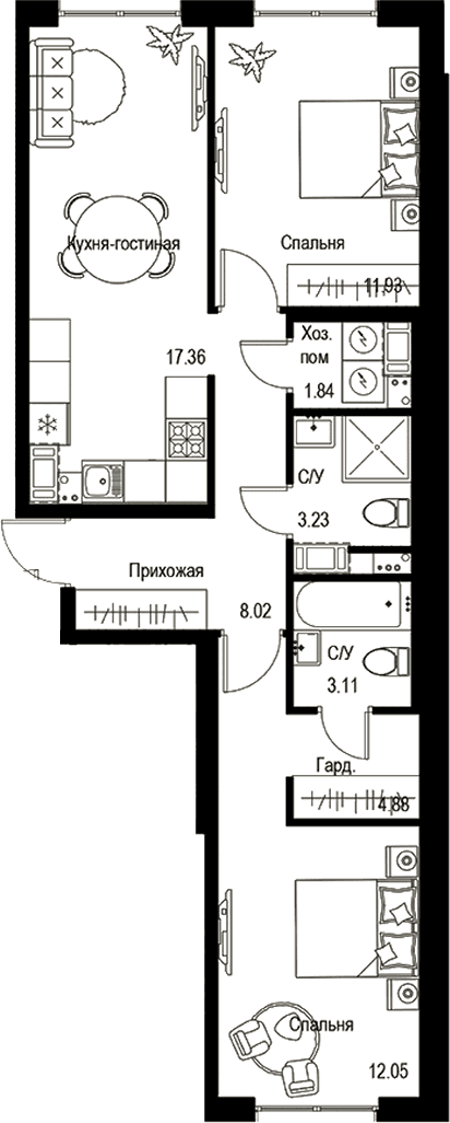 Планировка квартиры