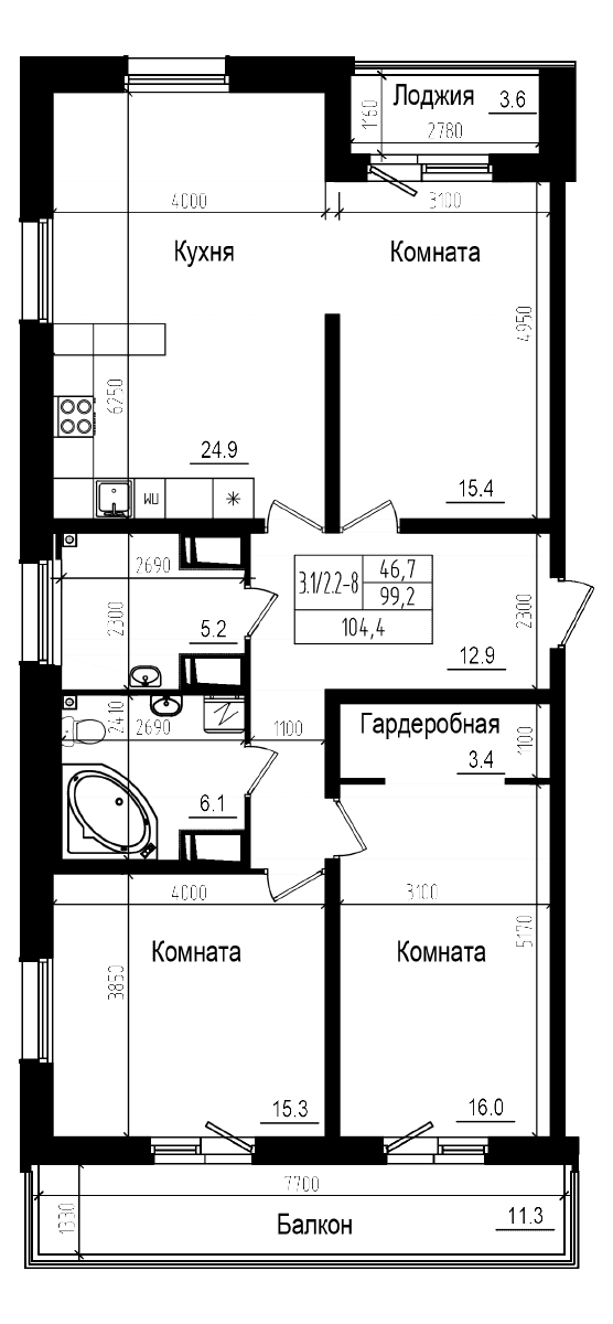 Планировка квартиры