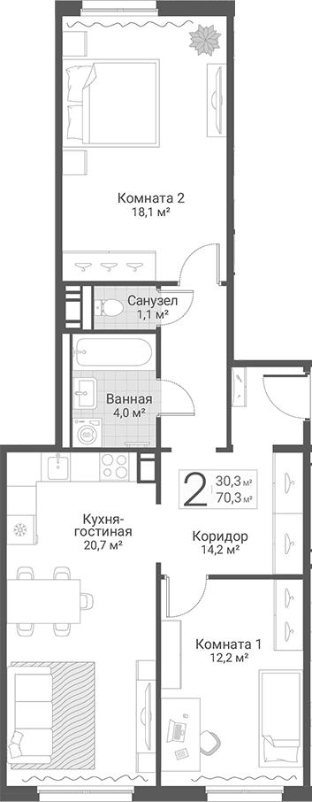 Планировка квартиры