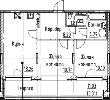 Планировка квартиры