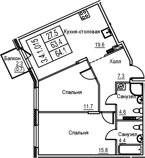 Планировка квартиры