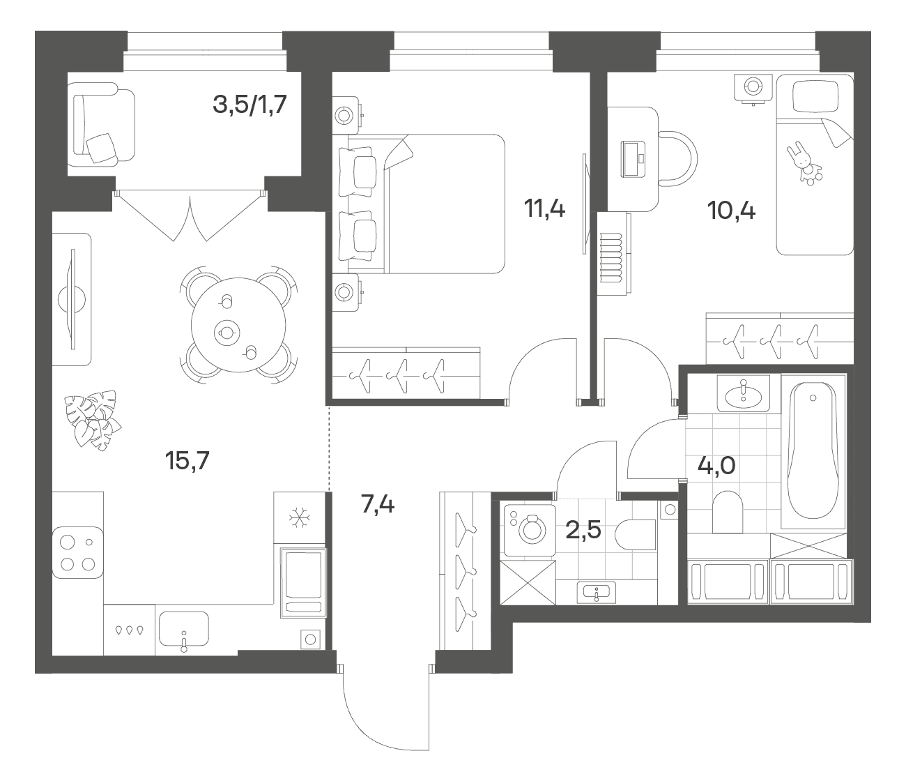 Планировка квартиры