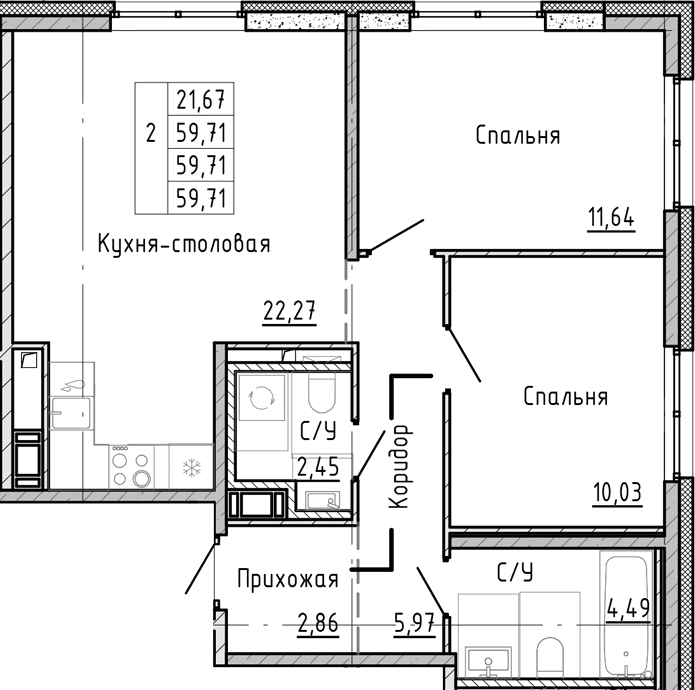 Планировка квартиры