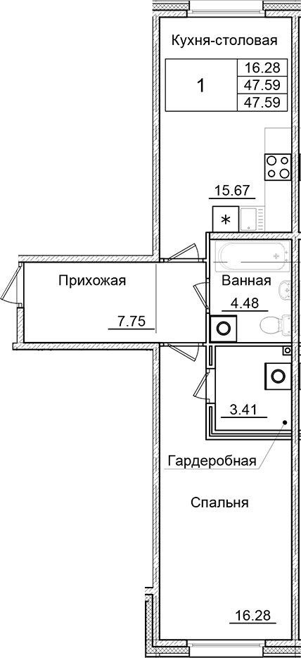 Планировка квартиры