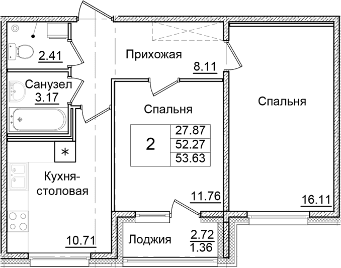 Планировка квартиры