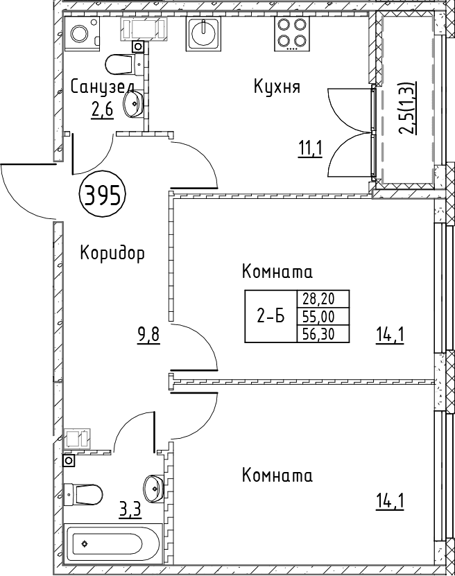 Планировка квартиры