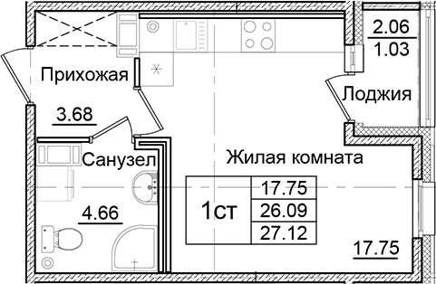 Планировка квартиры