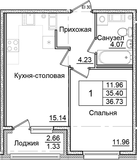 Планировка квартиры