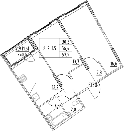 Планировка квартиры