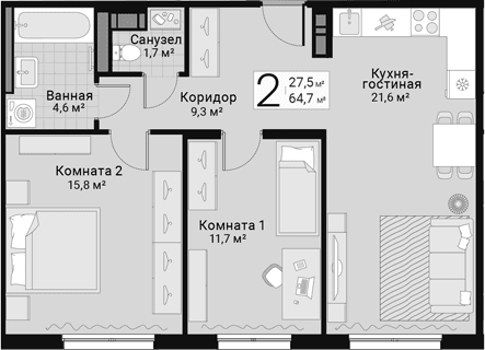 Планировка квартиры