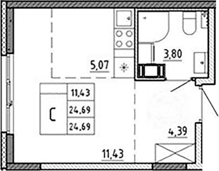 Планировка квартиры