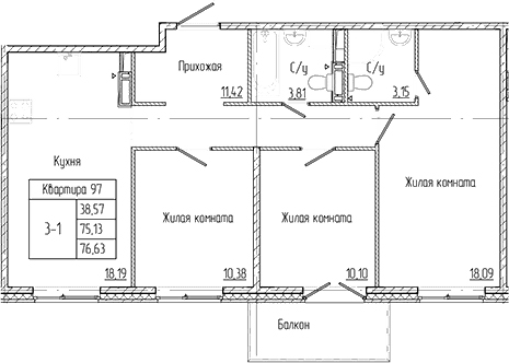 Планировка квартиры