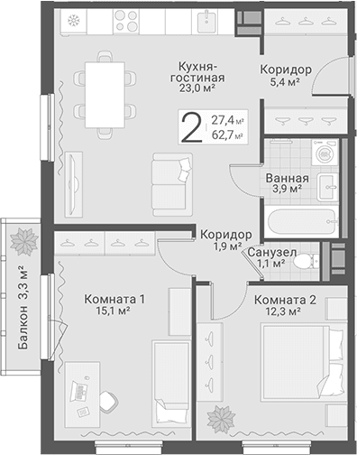 Планировка квартиры