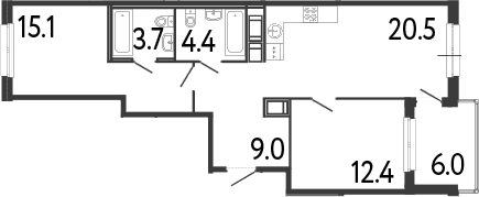 Планировка квартиры