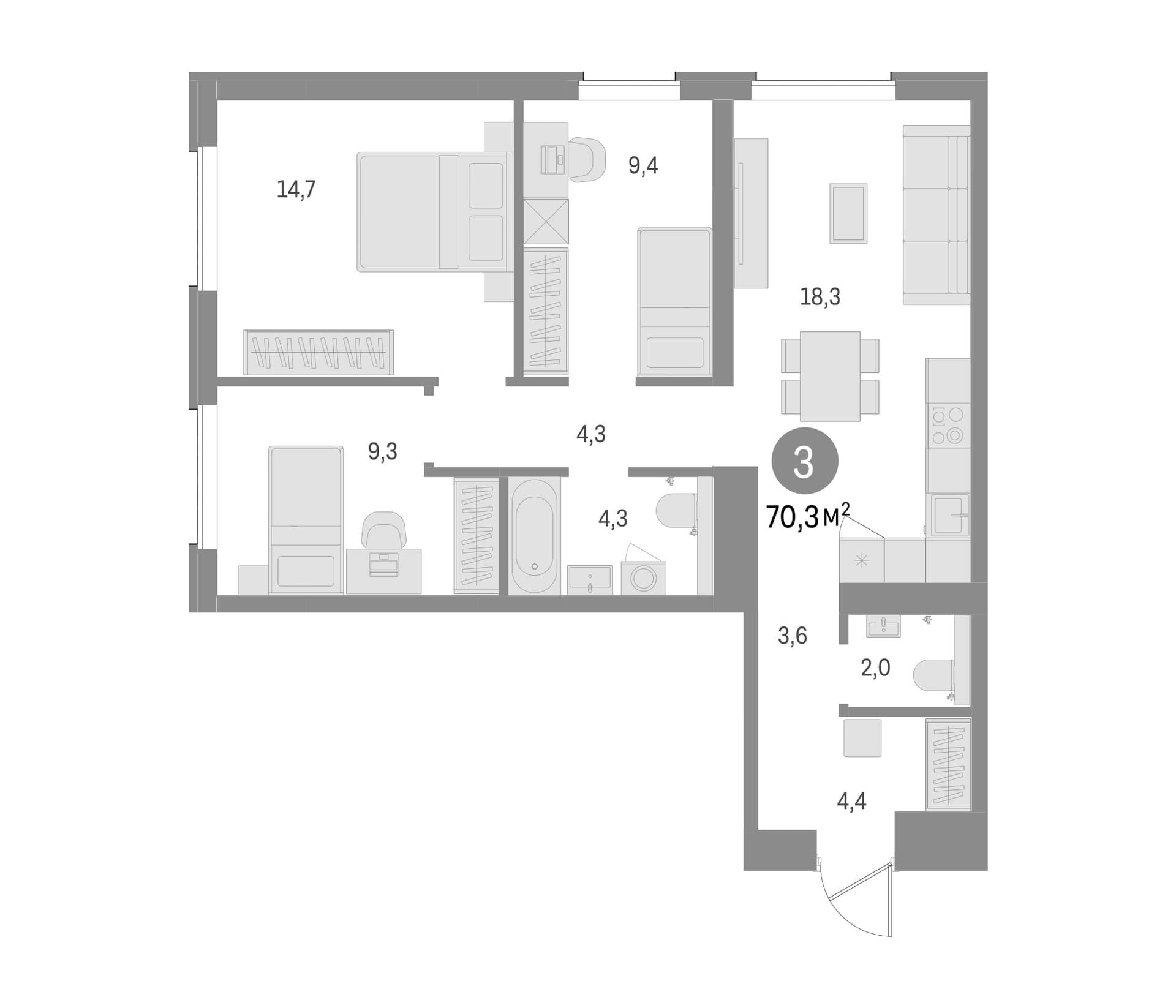 Планировка квартиры
