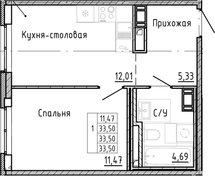 Планировка квартиры