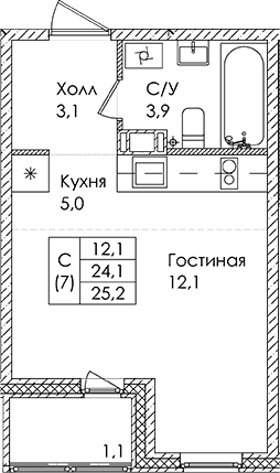 Планировка квартиры