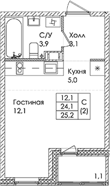 Планировка квартиры