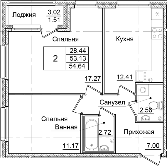 Планировка квартиры