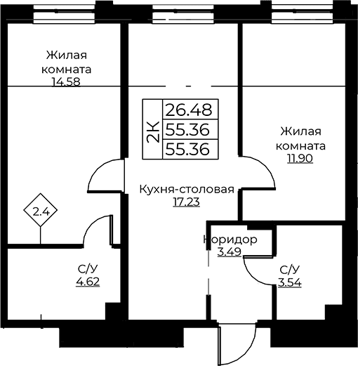 Планировка квартиры