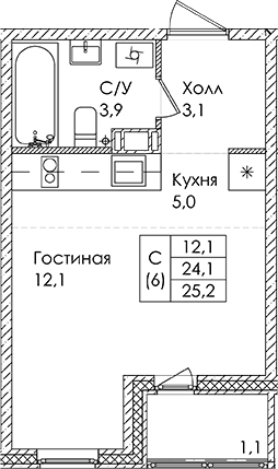 Планировка квартиры