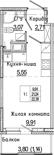 Планировка квартиры