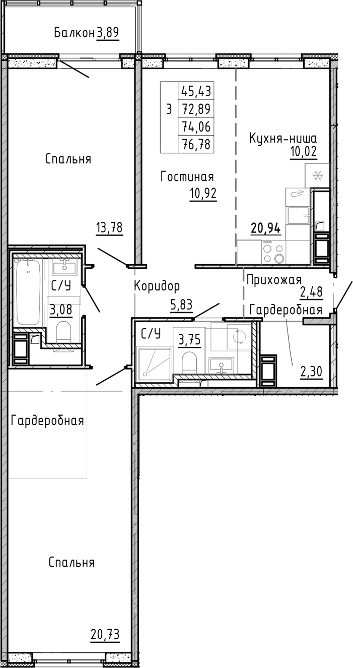 Планировка квартиры