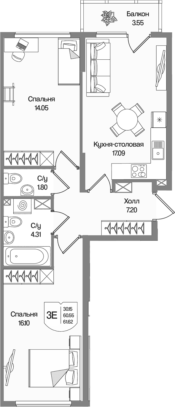 Планировка квартиры