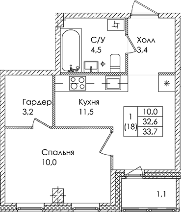 Планировка квартиры