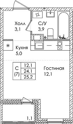 Планировка квартиры
