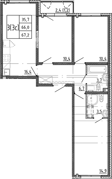 Планировка квартиры