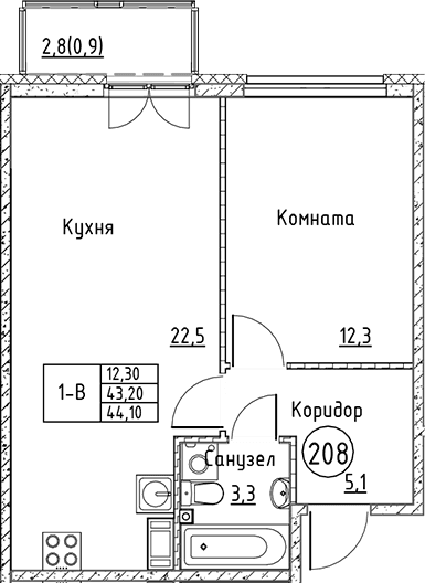 Планировка квартиры